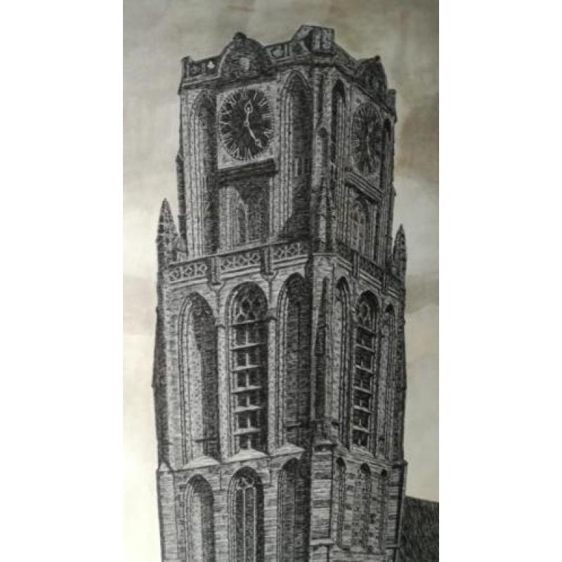 Schilderij in Pentekening uit 1947