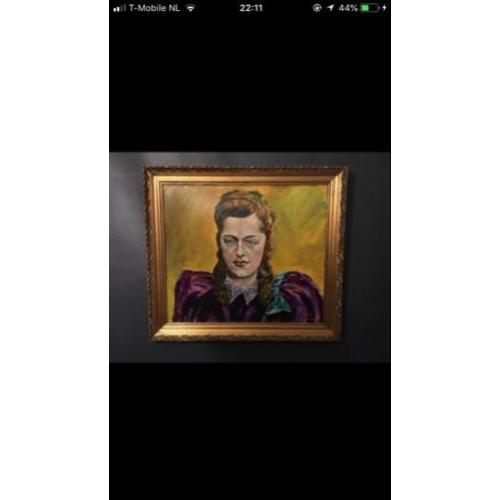 Schilderij gesigneerd E.B.B 1984