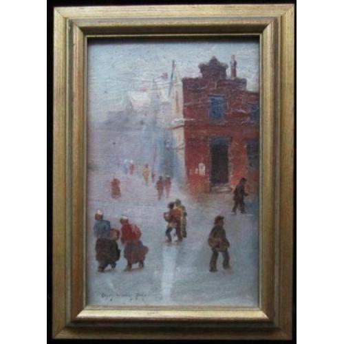 ==USA===mensen op straat=====Henry Warren Poor =====