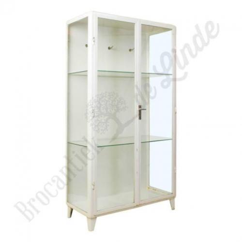 Oude ziekenhuiskast apothekerskasten industrieel vintage