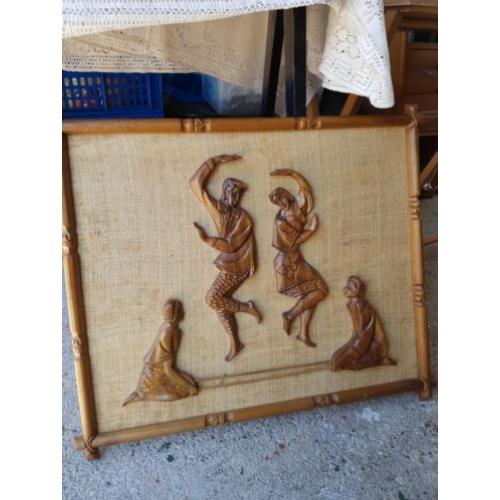 Houtsnijwerkschilderij filippijns