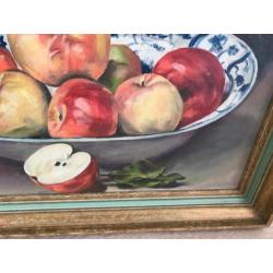 zeer mooi schilderij - huile sur panneau-stilleven
