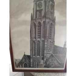 Schilderij in Pentekening uit 1947