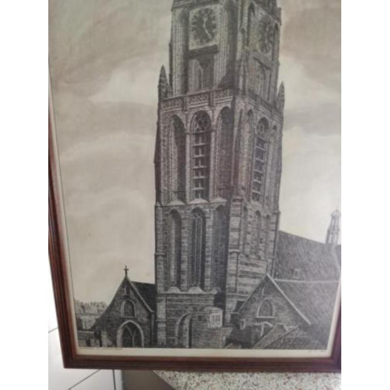 Schilderij in Pentekening uit 1947