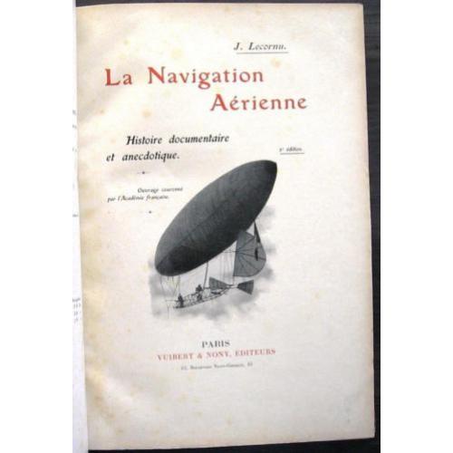 La Navigation Aérienne [c1885] Lecornu - Luchtvaart