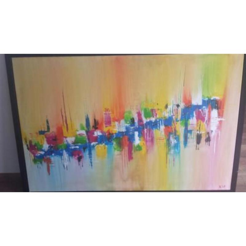 Abstract schilderij