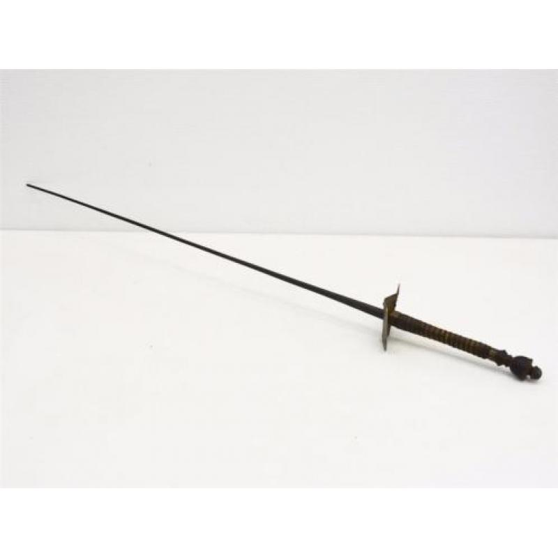 Antiek scherm zwaard schermzwaard dolk 79435