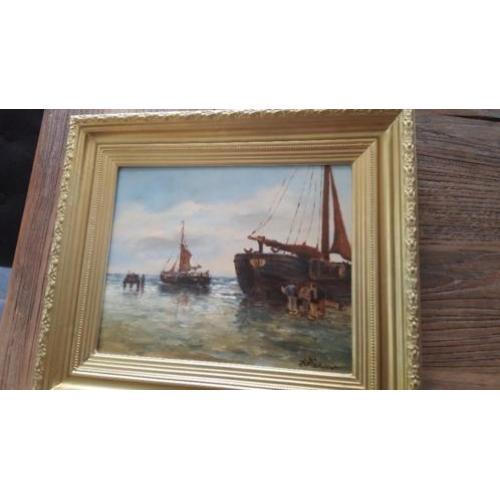 Uit inboedel A. KARSSEN olieverfschilderij