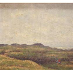 doek, 39 49, landschap, ges, W. Markestein (=Aris Knikker)