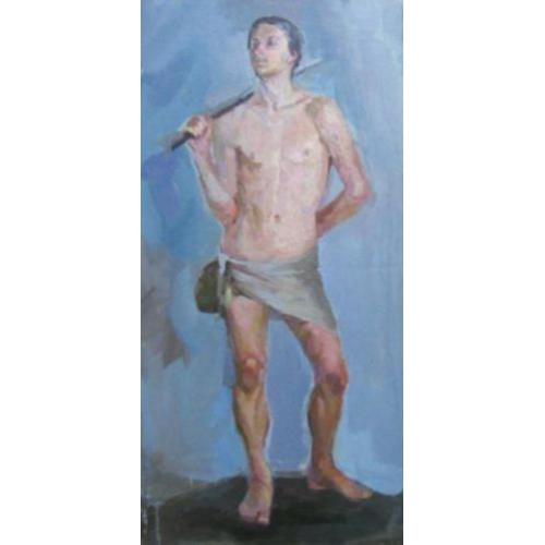 =MANNELIJK (half) NAAKTEN=collectie=diverse doeken=1900-1980