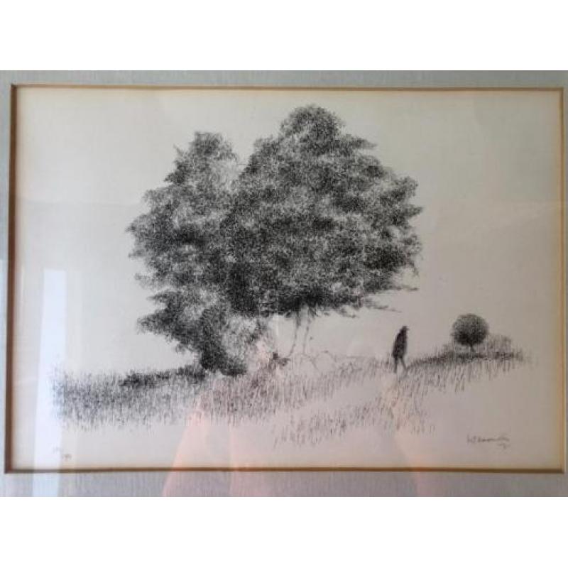 Metten Koornstra 1912-1978 - man bij boom