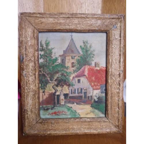 Klein schilderij, handtekening van?