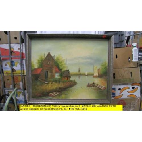 9454 - schilderij - olieverf - doek Raoul Hynckes ? - € 75