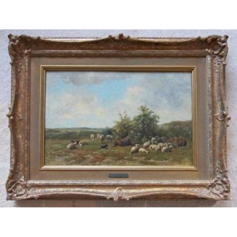 ===Simon van den Berg 1812-1891==schapenherder met kudde=