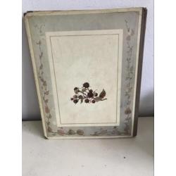 Oud Brocante plakboek J.P. Thijsse Herfst