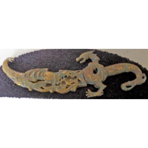 prachtig brons vergulde dolk Chinees