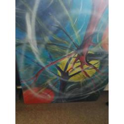 'energy' schilderij abstract