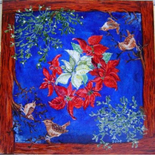 Schilderijtje Winter