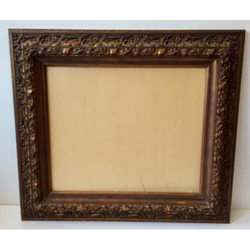 Grote fraaie antieke Schilderijlijst goud brons kleurig