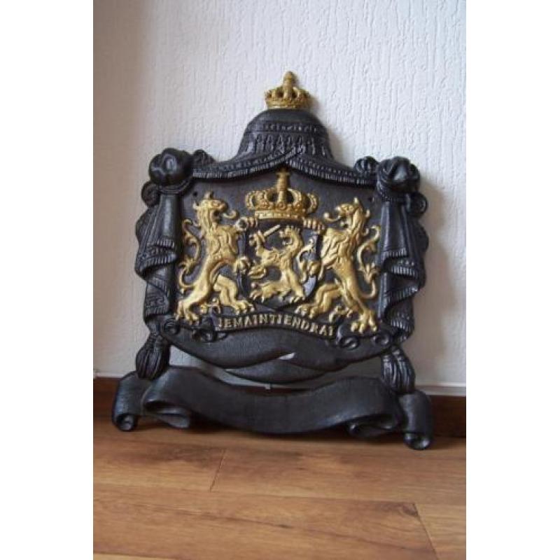 gietijzeren wapenschild ik zal handhaven