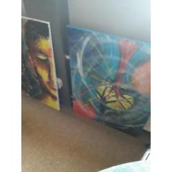 'energy' schilderij abstract