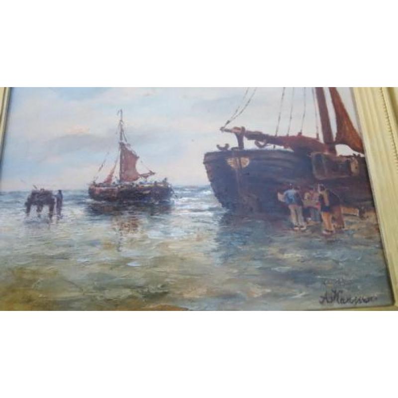 Uit inboedel A. KARSSEN olieverfschilderij