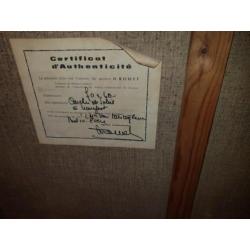 Olieverf schilderij met certificaat