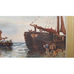 Uit inboedel A. KARSSEN olieverfschilderij