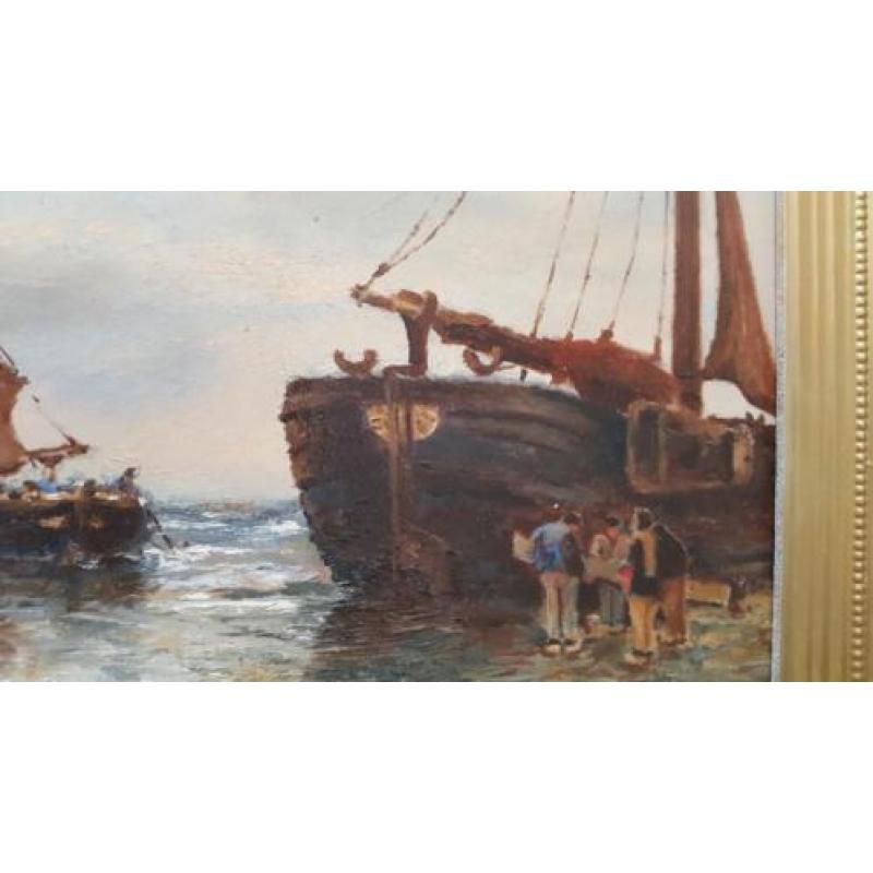 Uit inboedel A. KARSSEN olieverfschilderij