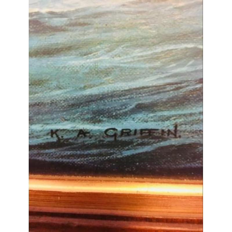 Olie Schilderij van K.A.Griffing