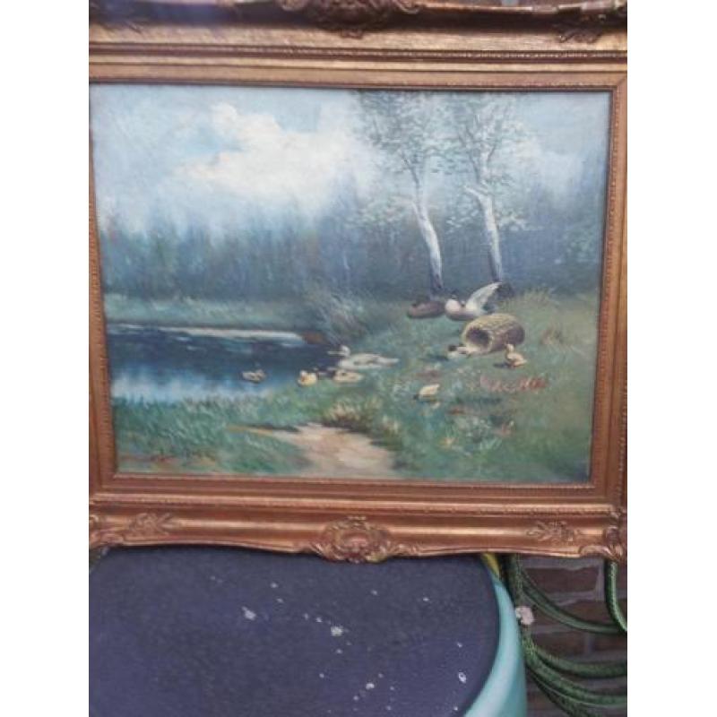 Mooi schilderij op linnen: van J.B.Arts 50x40