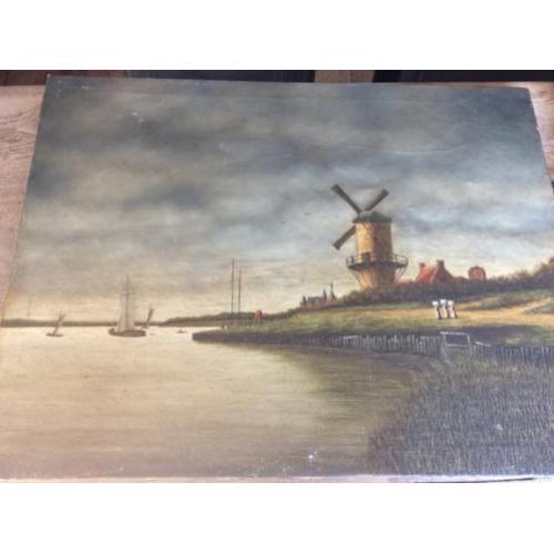 Antieke olieverf schilderijen