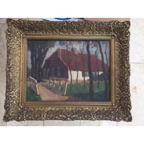 Schilderij boerderij in De Klomp anno 1850 (2)