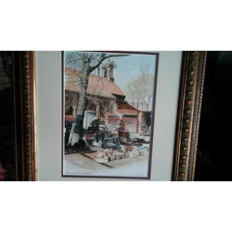 Aquarel van s wijnhorst