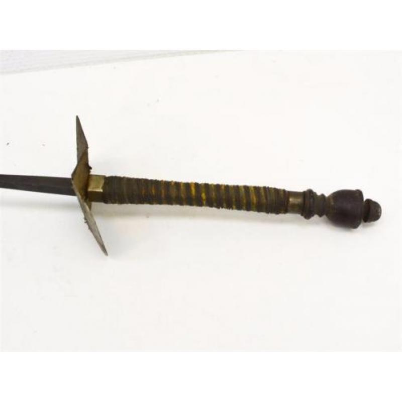 Antiek scherm zwaard schermzwaard dolk 79435