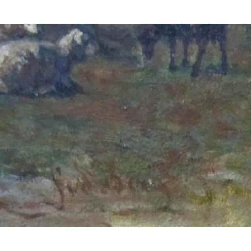 ===Simon van den Berg 1812-1891==schapenherder met kudde=