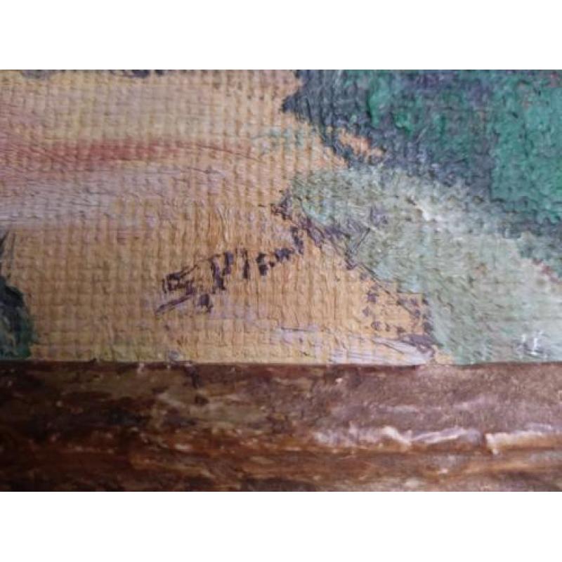 Klein schilderij, handtekening van?