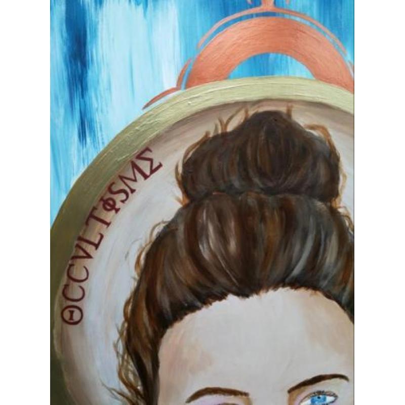 Te koop, schilderij eigen werk