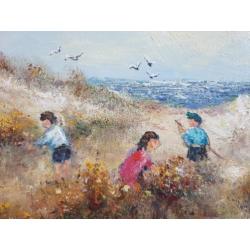 Peter Brouwer 1935 - 2010 - Kinderen in de duinen
