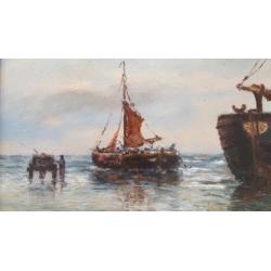 Uit inboedel A. KARSSEN olieverfschilderij