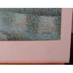 Echt geschilderd pointillisme