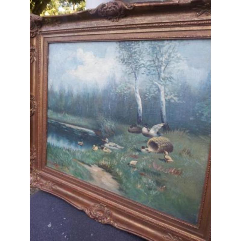 Mooi schilderij op linnen: van J.B.Arts 50x40