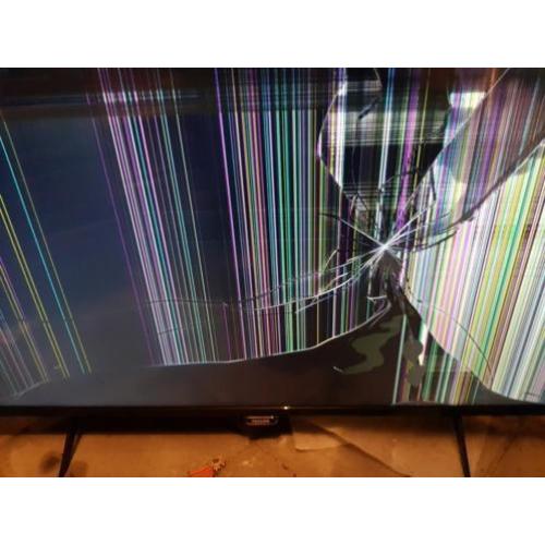 Philips smart tv 4k met schad