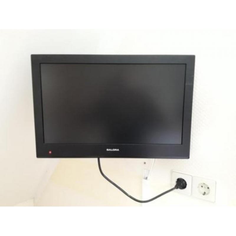 Salora 19 inch LED TV met ingebouwde DVD speler