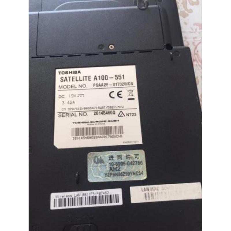 Mooi Toshiba laptop
