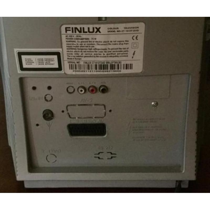 Finlux CT1413T DVD Portable TV met ingebouwde DVD-speler