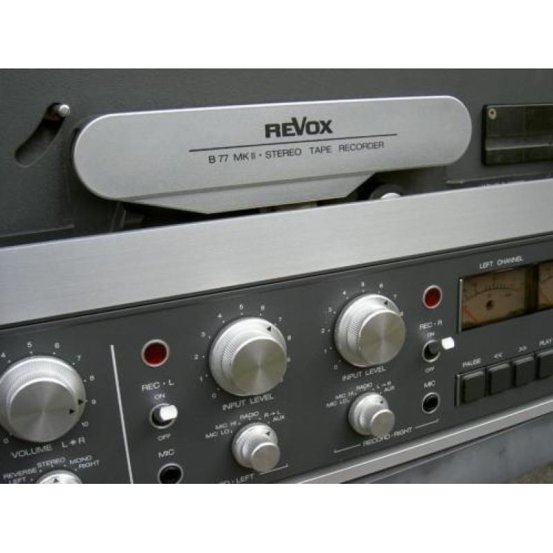 Revox B77 LS 4,75 - 9.5cm/sec laatste kans.
