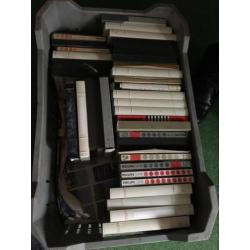 Band recorder merk AKAI met banden 45 stuks incl papieren