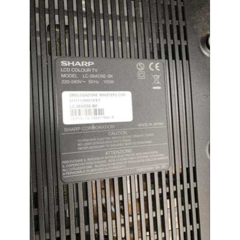 Sharp tv 26 Inch + beugel