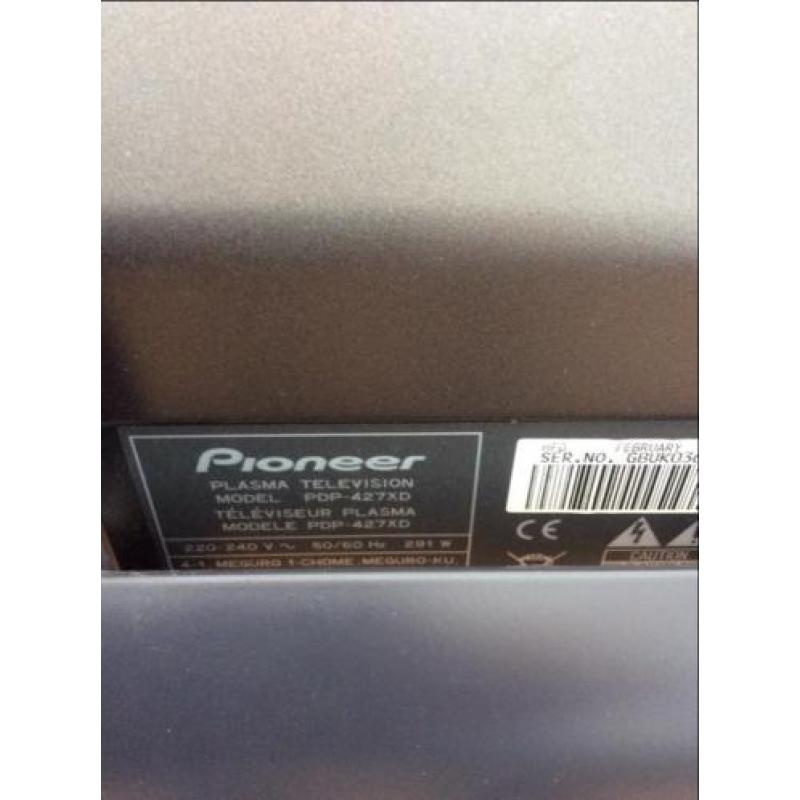 Pioneer plasma tv 427 XD